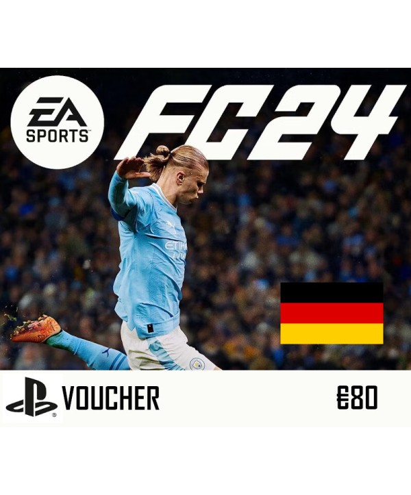 EA Sports FC 24 PlayStation Network Card €80 PlayStation 5 Key GERMANY